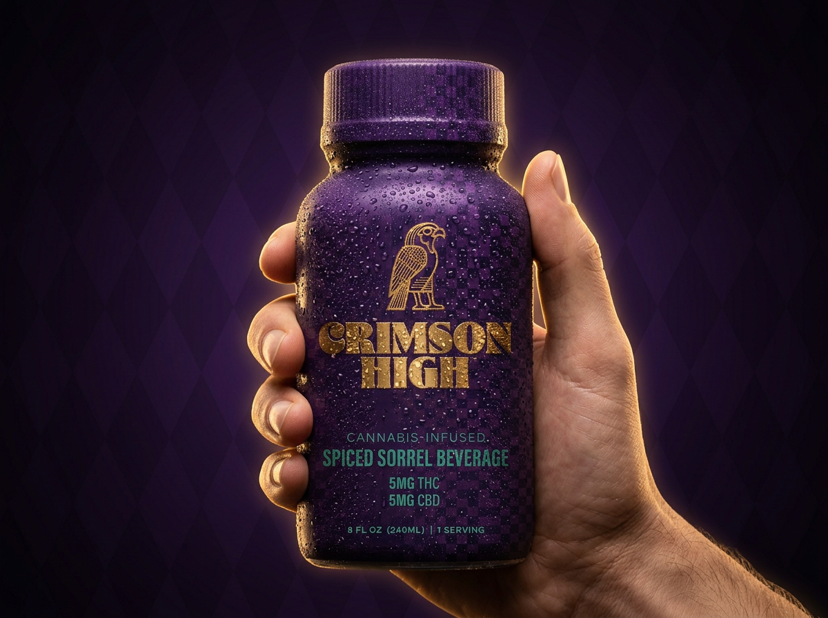Crimson High bottle